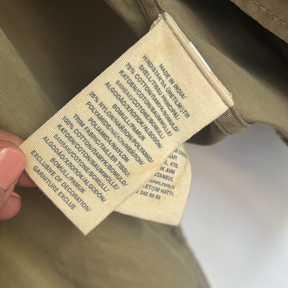 Denim & Supply Ralph Lauren cotton beaded cargo military jacket - Picture 8 of 9